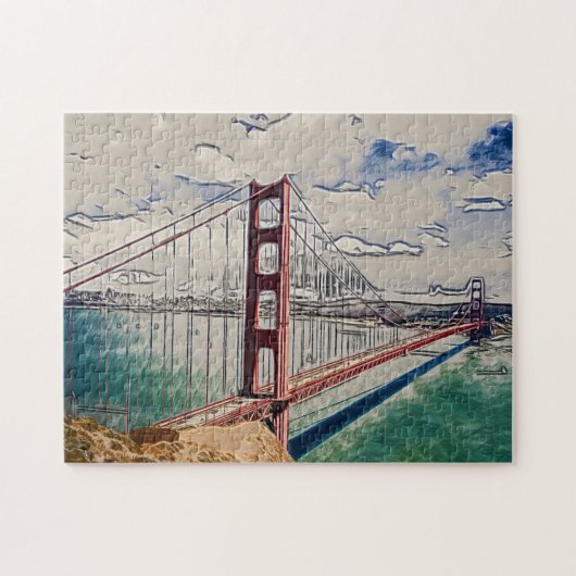 Golden gate bridge legpuzzel (Horizontaal)