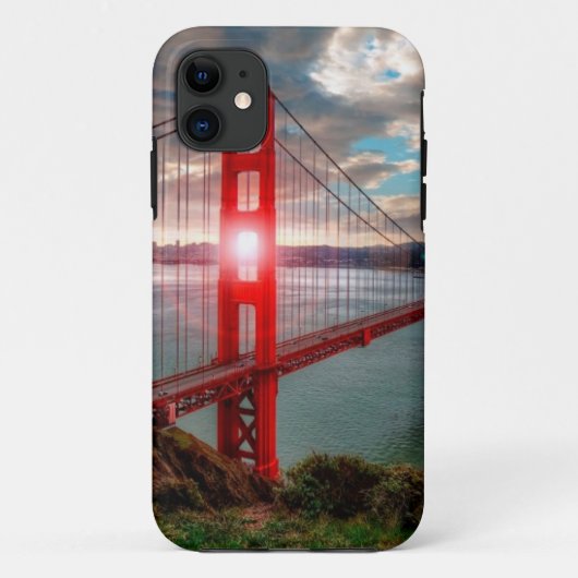 Golden Gate Bridge met Sun Shining through. Case-Mate iPhone Case (Achterkant)
