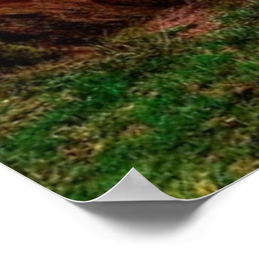 Golden Gate Bridge met Sun Shining through. Poster (Hoek)