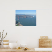 Golden Gate Bridge met Zeppelin Poster (Keuken)