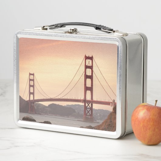 Golden Gate Bridge Metal Lunch Box (In situ)
