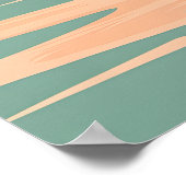 Golden Gate Bridge - Minimalistisch silhouet voor  Poster (Hoek)