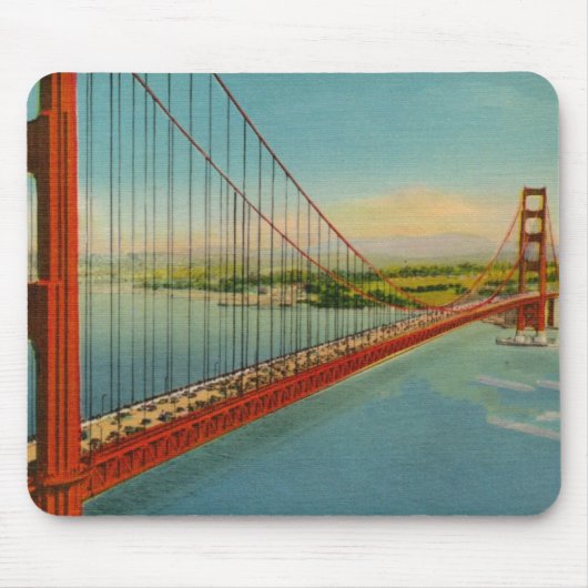  Golden Gate Bridge Mousepad Muismat (Voorkant)