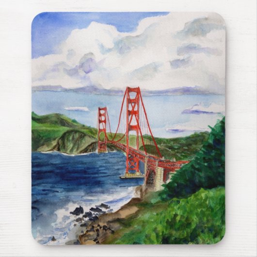 Golden Gate Bridge Mousepad Muismat (Voorkant)