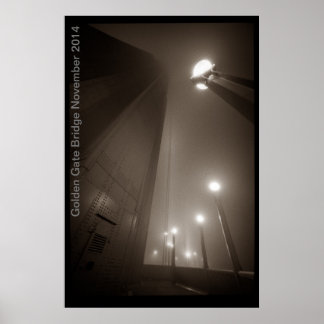 Golden Gate Bridge november 2014 Poster