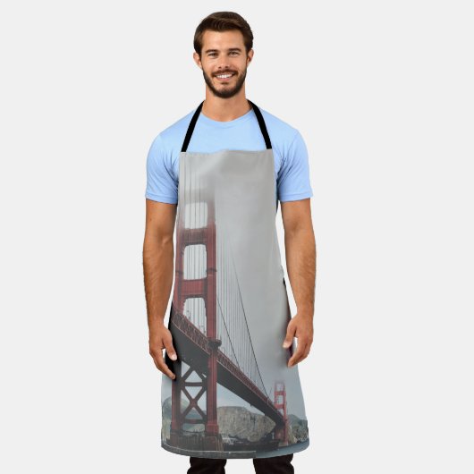 GOLDEN GATE BRIDGE ONDER BLUE SKY OP DAG SCHORT (Gedragen)