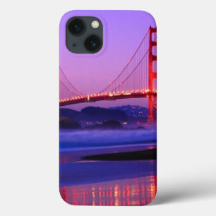 Golden Gate Bridge op Baker Beach bij zonsondergan Case-Mate iPhone Case