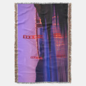 Golden Gate Bridge op Baker Beach bij zonsondergan Deken (Voorkant Verticaal)