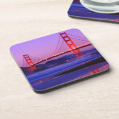 Golden Gate Bridge op Baker Beach bij zonsondergan Drankjes Onderzetter (Linkerzijde)