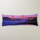 Golden Gate Bridge op Baker Beach bij zonsondergan Lichaamskussen (Achterkant)