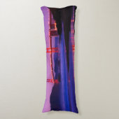 Golden Gate Bridge op Baker Beach bij zonsondergan Lichaamskussen (Voorkant Verticaal)