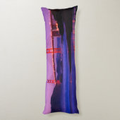 Golden Gate Bridge op Baker Beach bij zonsondergan Lichaamskussen (Achterkant (Verticaal))