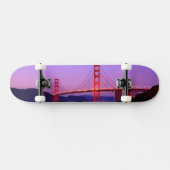 Golden Gate Bridge op Baker Beach bij zonsondergan Skateboard (Horizontaal)