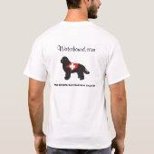 Golden Gate Bridge op Front BIg Dog op Terug T-shirt (Achterkant)