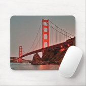 Golden Gate Bridge op Sun Down Muismat (Met muis)