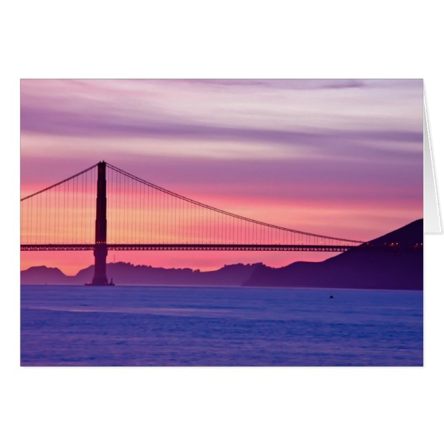 Golden Gate Bridge op Sunset (Voorkant Horizontaal)