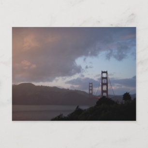 Golden Gate Bridge op Sunset Briefkaart