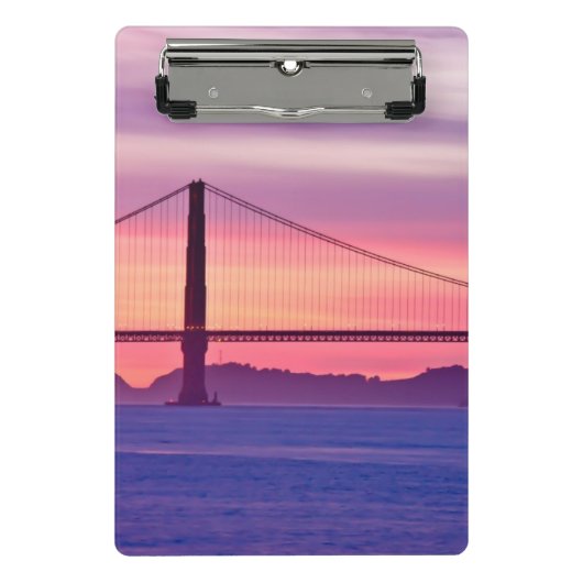 Golden Gate Bridge op Sunset Mini Klembord (Voorkant)
