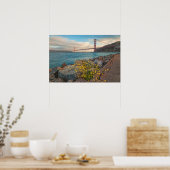 Golden Gate Bridge op Sunset Poster (Keuken)