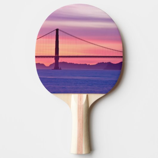 Golden Gate Bridge op Sunset Tafeltennisbatje (Voorkant)