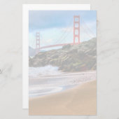 Golden Gate Bridge op zonsondergang Briefpapier (Voorkant / Achterkant)