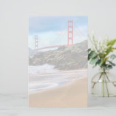 Golden Gate Bridge op zonsondergang Briefpapier (Staand voorkant)