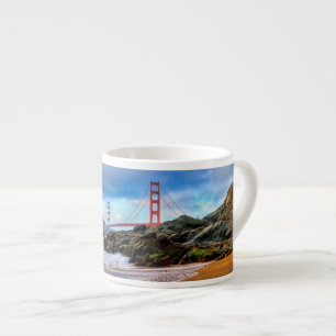 Golden Gate Bridge op zonsondergang Espresso Kop