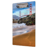 Golden Gate Bridge op zonsondergang Klembord (Links)