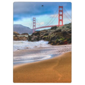 Golden Gate Bridge op zonsondergang Klembord (Achterkant)