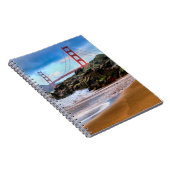 Golden Gate Bridge op zonsondergang Notitieboek (Rechterzijde)