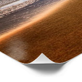 Golden Gate Bridge op zonsondergang Perfect Poster (Hoek)