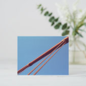 Golden Gate Bridge-ophangingskabel Briefkaart (Staand voorkant)