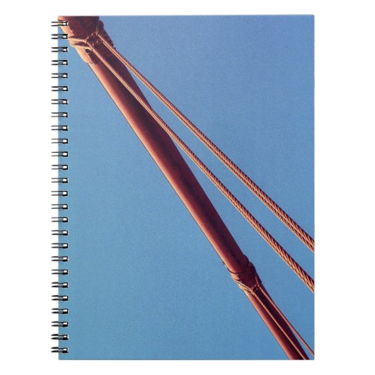 Golden Gate Bridge-ophangingskabel Notitieboek (Voorkant)