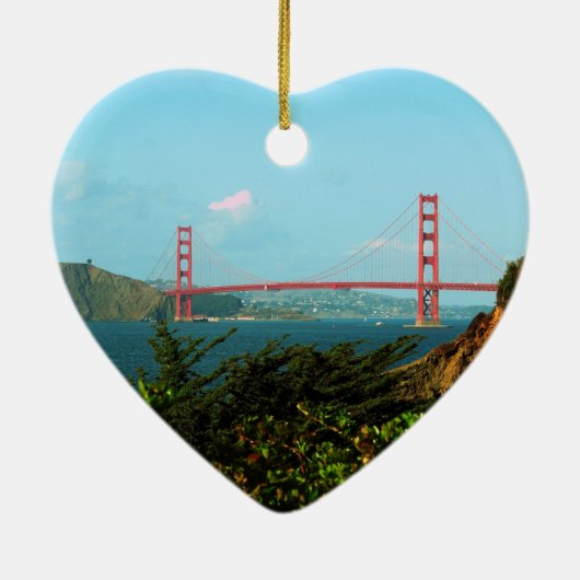 Golden Gate Bridge Ornament (Achterkant)