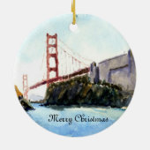 Golden Gate Bridge Ornament (Achterkant)