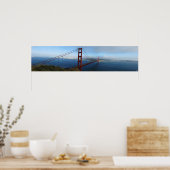 Golden Gate Bridge Panorama Poster (Keuken)