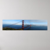 Golden Gate Bridge Panorama Poster (Voorkant)