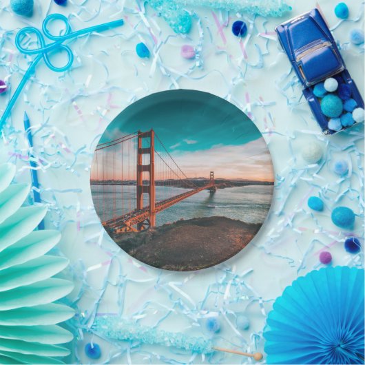Golden Gate Bridge Papieren Bordje (Feest)