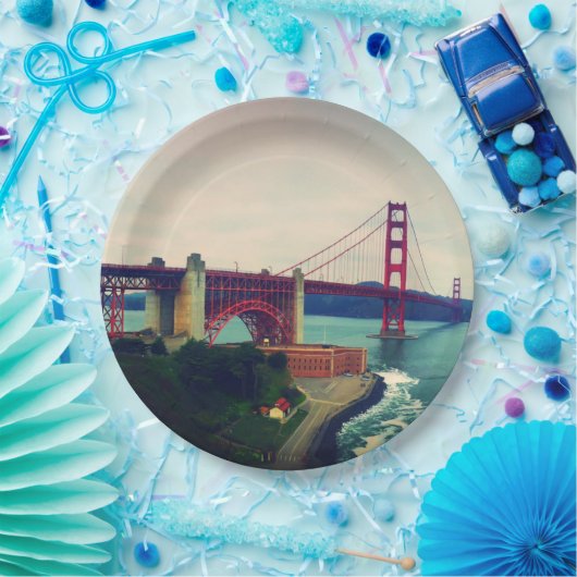 Golden Gate Bridge Papieren Bordje (Feest)