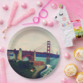 Golden Gate Bridge Papieren Bordje (Feest)