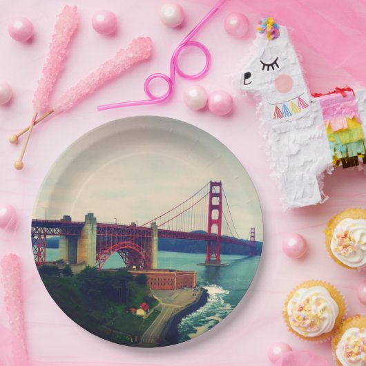 Golden Gate Bridge Papieren Bordje (Feest)