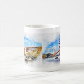 Golden Gate Bridge pastel in San Francisco Koffiemok (Center)