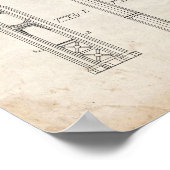 Golden Gate Bridge Patent - Oude kijk Poster (Hoek)