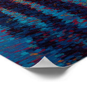 Golden Gate Bridge Pointillisme San Francisco Poster (Hoek)