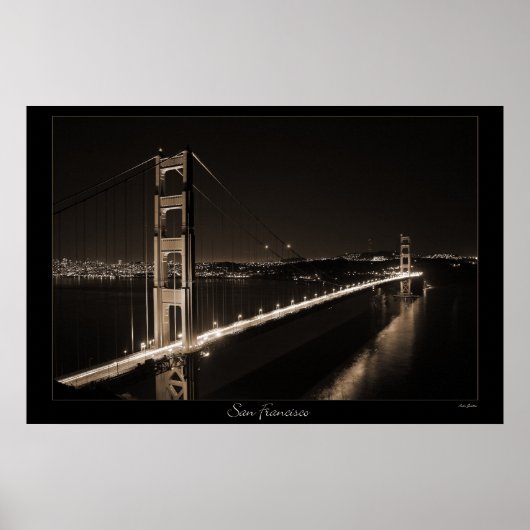Golden Gate Bridge Poster (Voorkant)