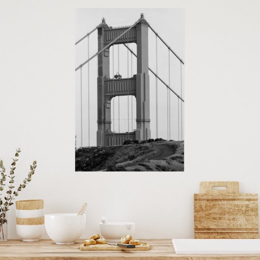 Golden Gate Bridge Poster (Keuken)