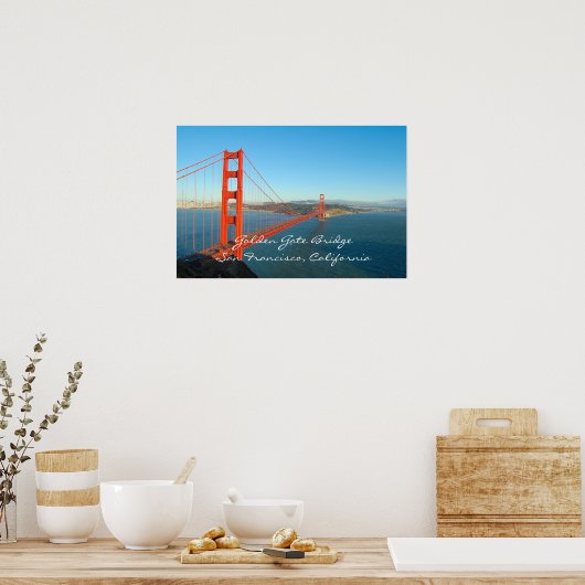 Golden Gate Bridge Poster (Keuken)
