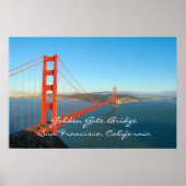 Golden Gate Bridge Poster (Voorkant)