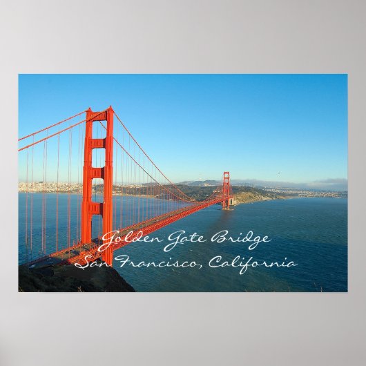 Golden Gate Bridge Poster (Voorkant)