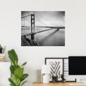 Golden Gate Bridge Poster (Thuiskantoor)